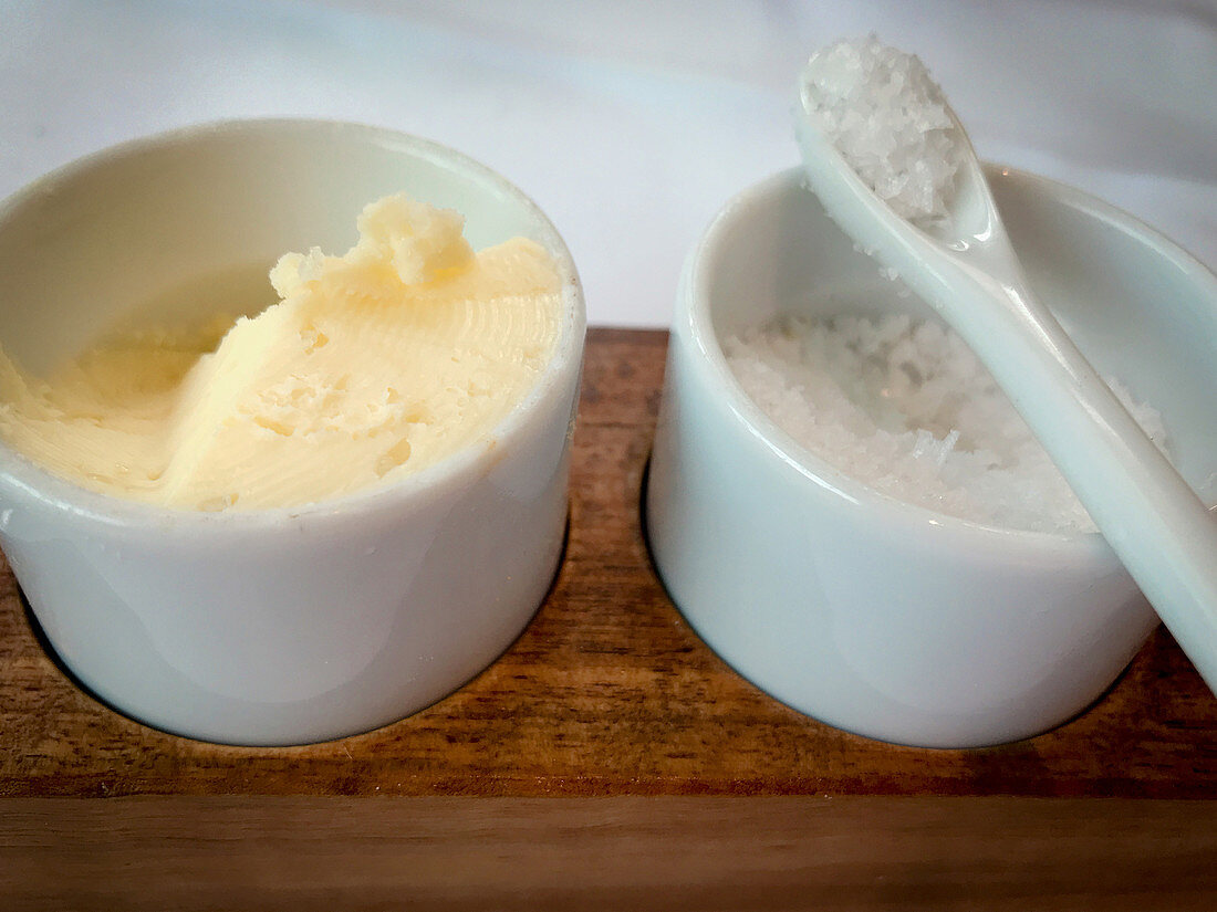 Butter and sea salt