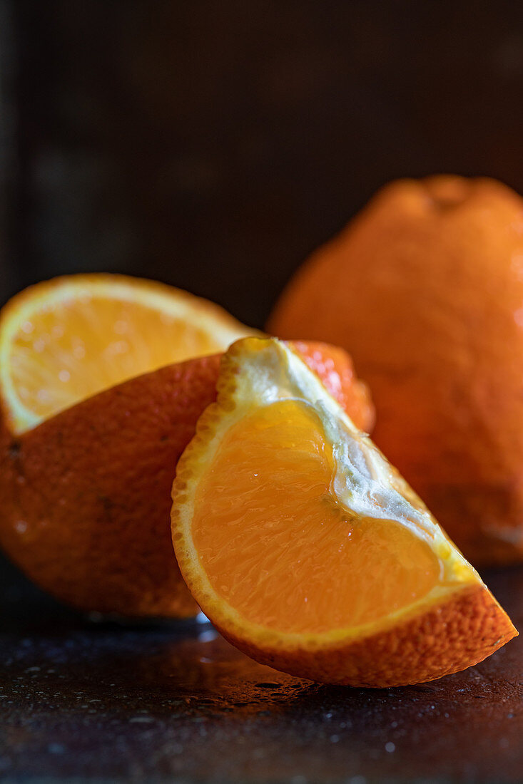 Aufgeschnittene Orange