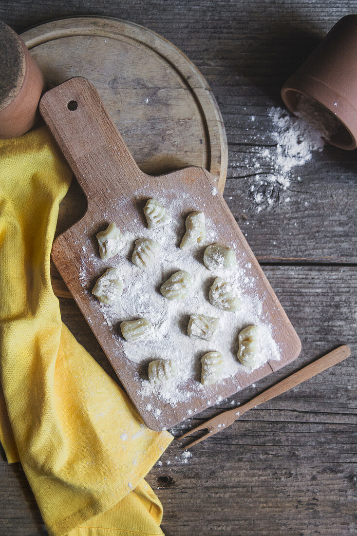 Homemade potatoes dumplings