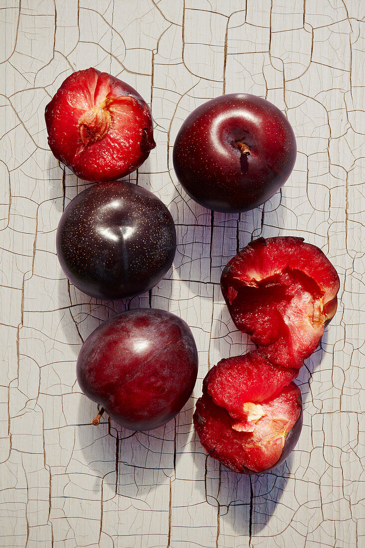 Red plums