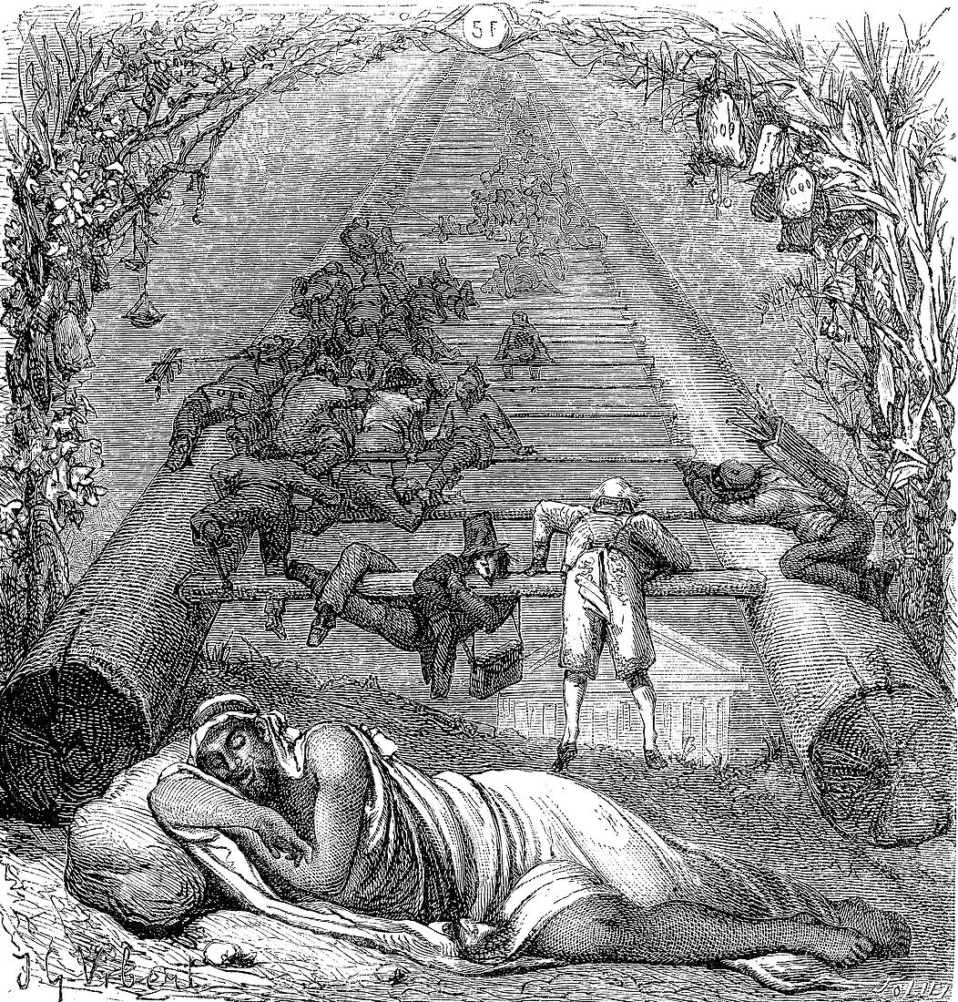 Jacob's ladder, illustration