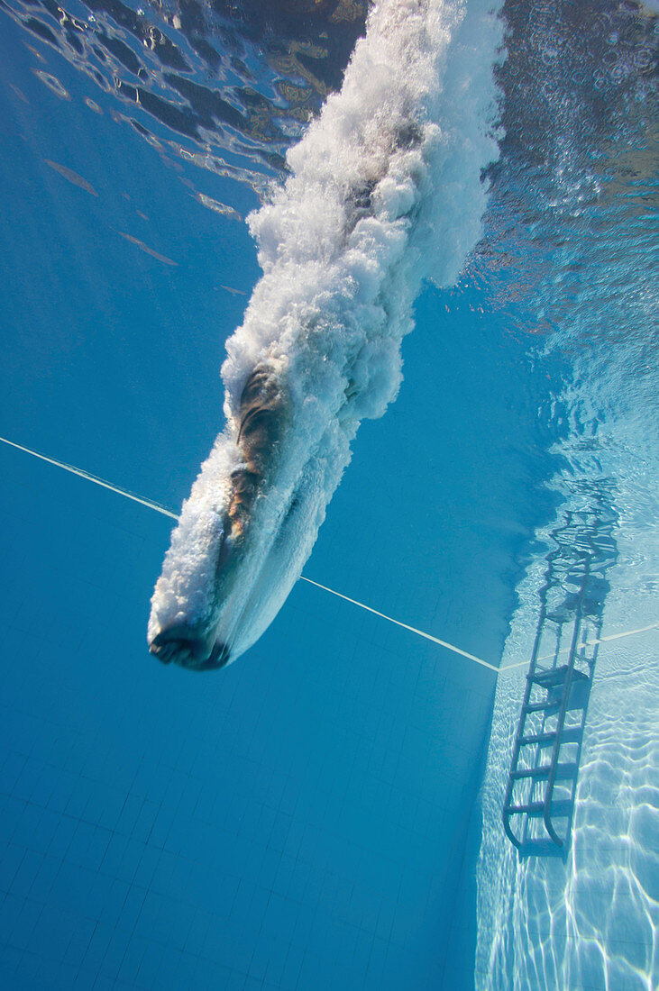 Diver underwater