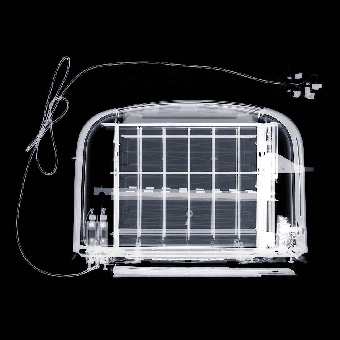 Electric toaster, X-ray