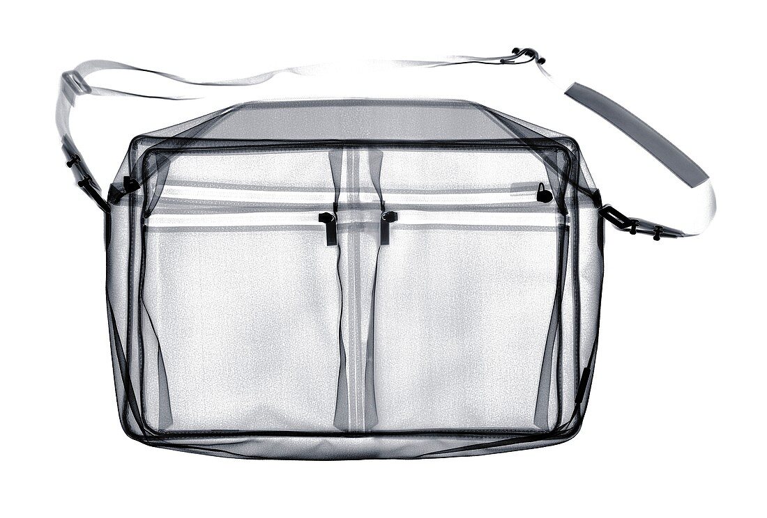 Laptop case with strap, X-ray