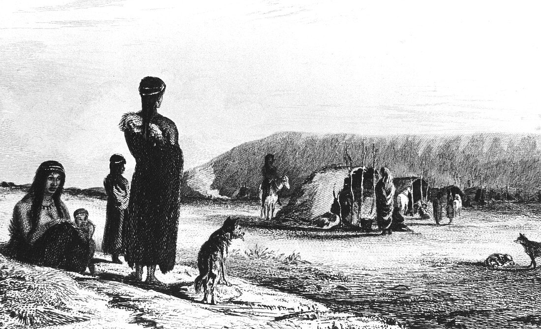 Patagonians at Gregory Bay, 1831