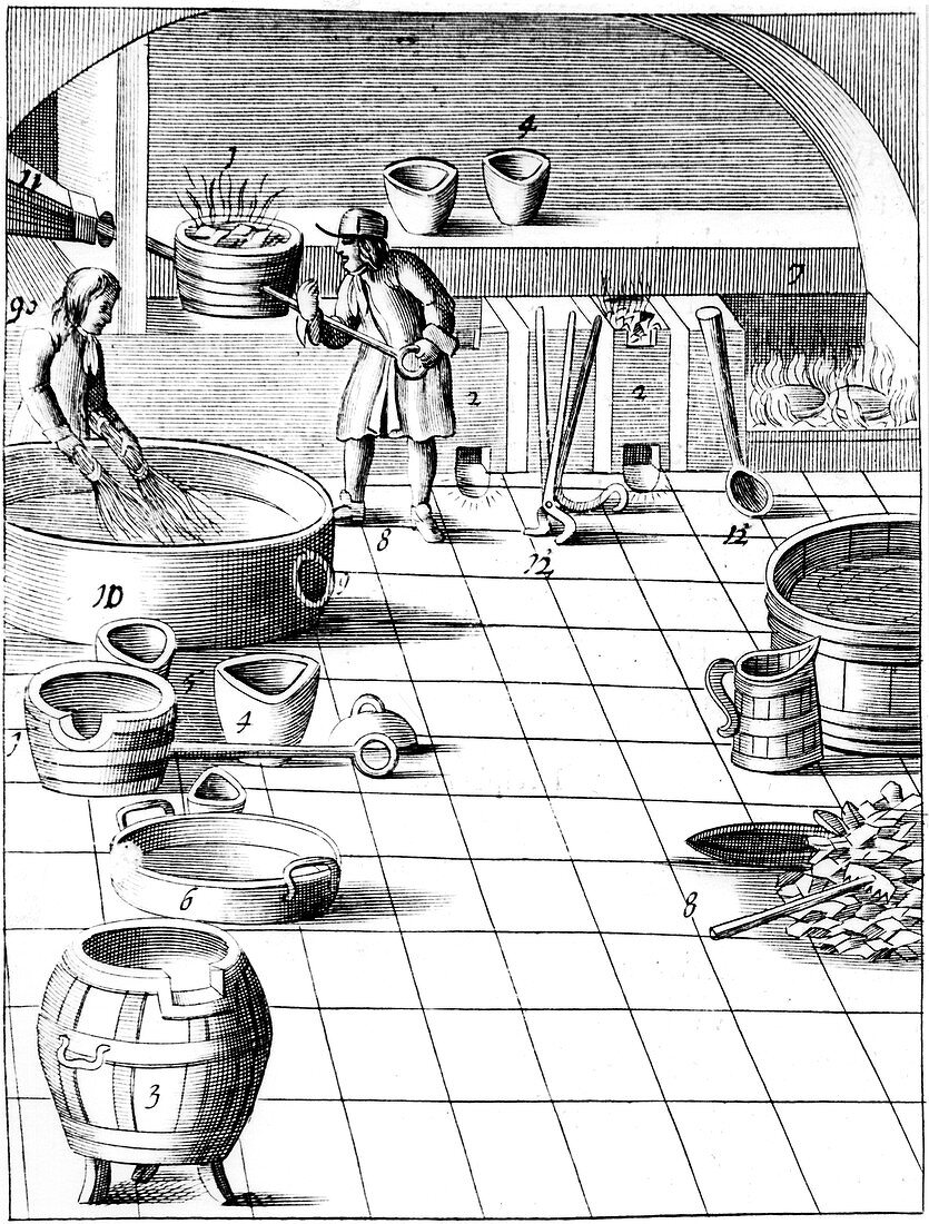 Preparation of copper and silver, 1683