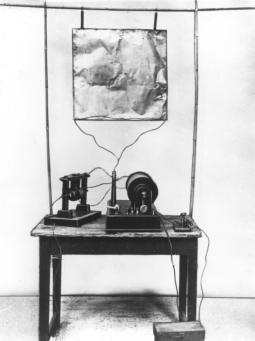 Replica of Marconi's first transmitter, 1894