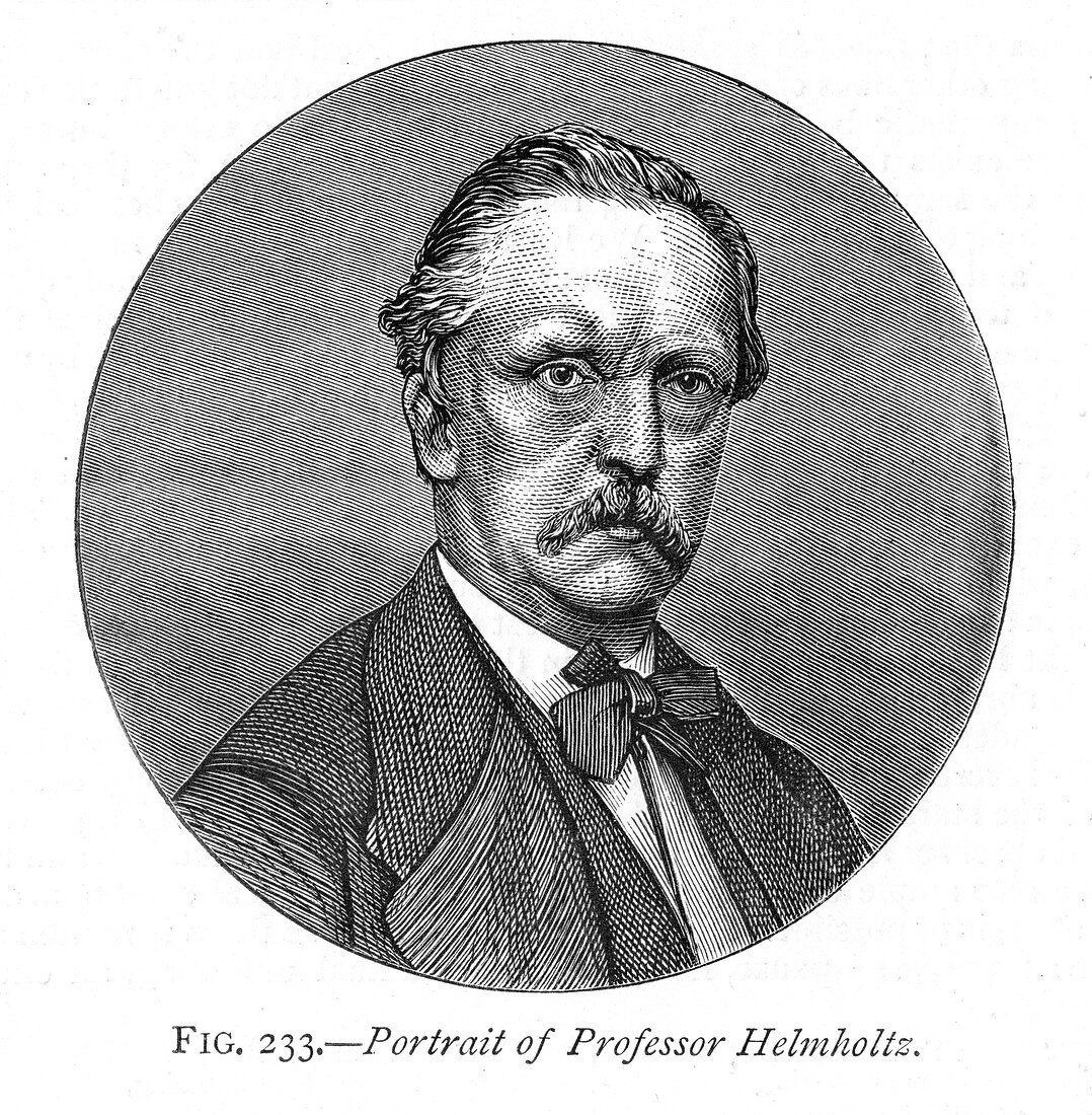 Hermann von Helmholtz, German physicist and physiologist