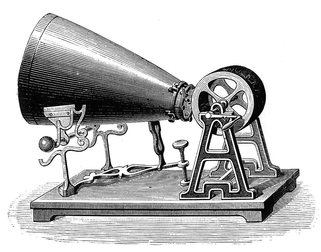 Mid-19th century Phonautograph, c1880
