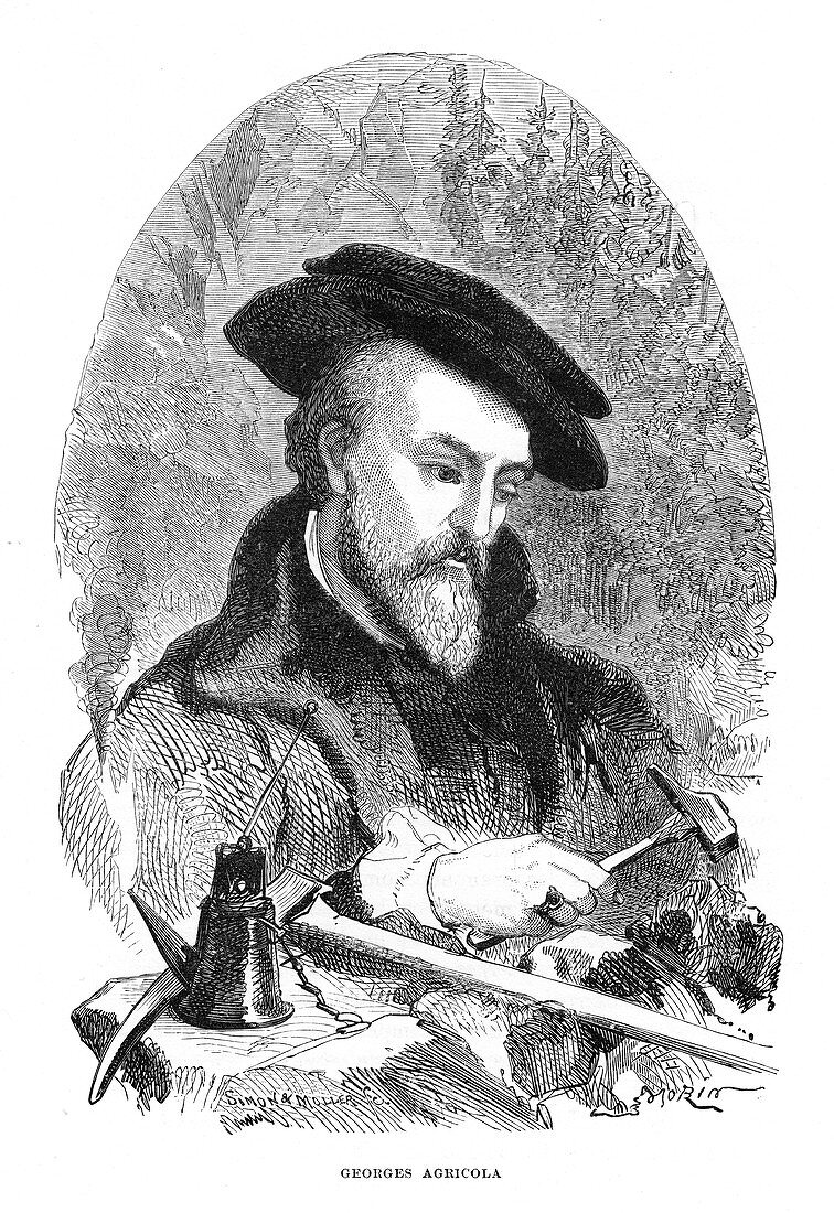 Georgius Agricola, German physician and metallurgist