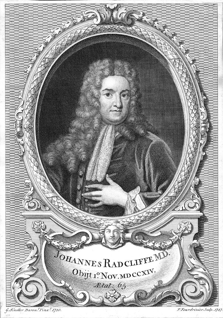 John Radcliffe, English physician, 1747