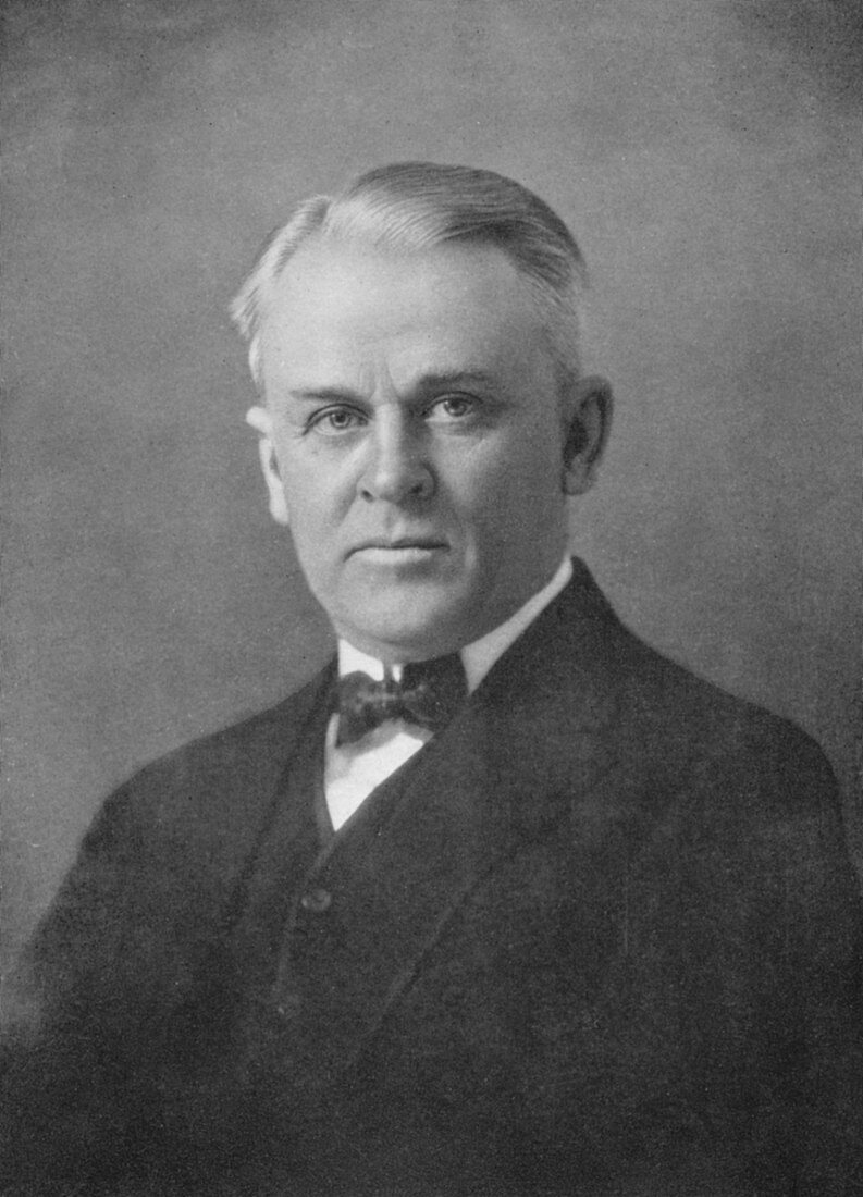 Robert Andrews Millikan, American physicist, 20th century