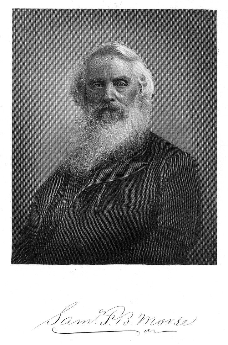 Samuel Finley Breese Morse, American and inventor, 1896