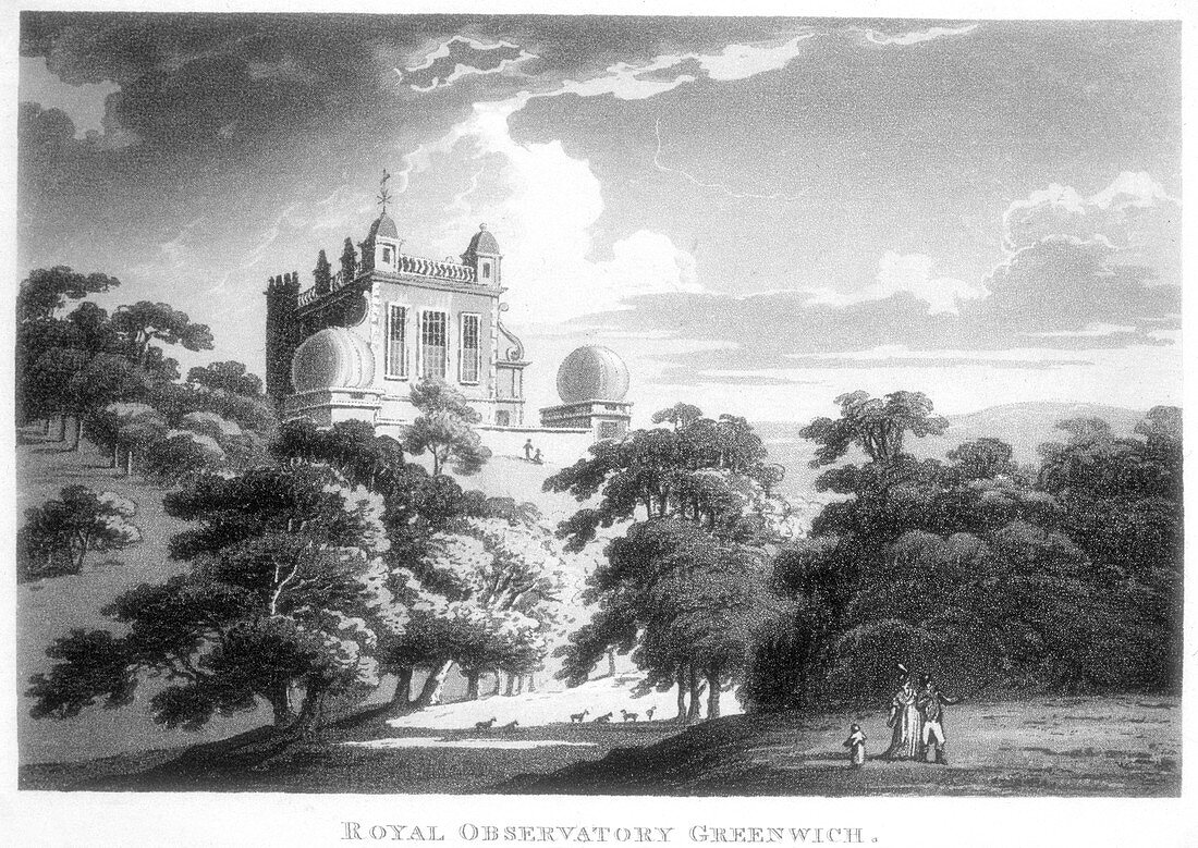 The Royal Greenwich Observatory, Greenwich, London, c1820