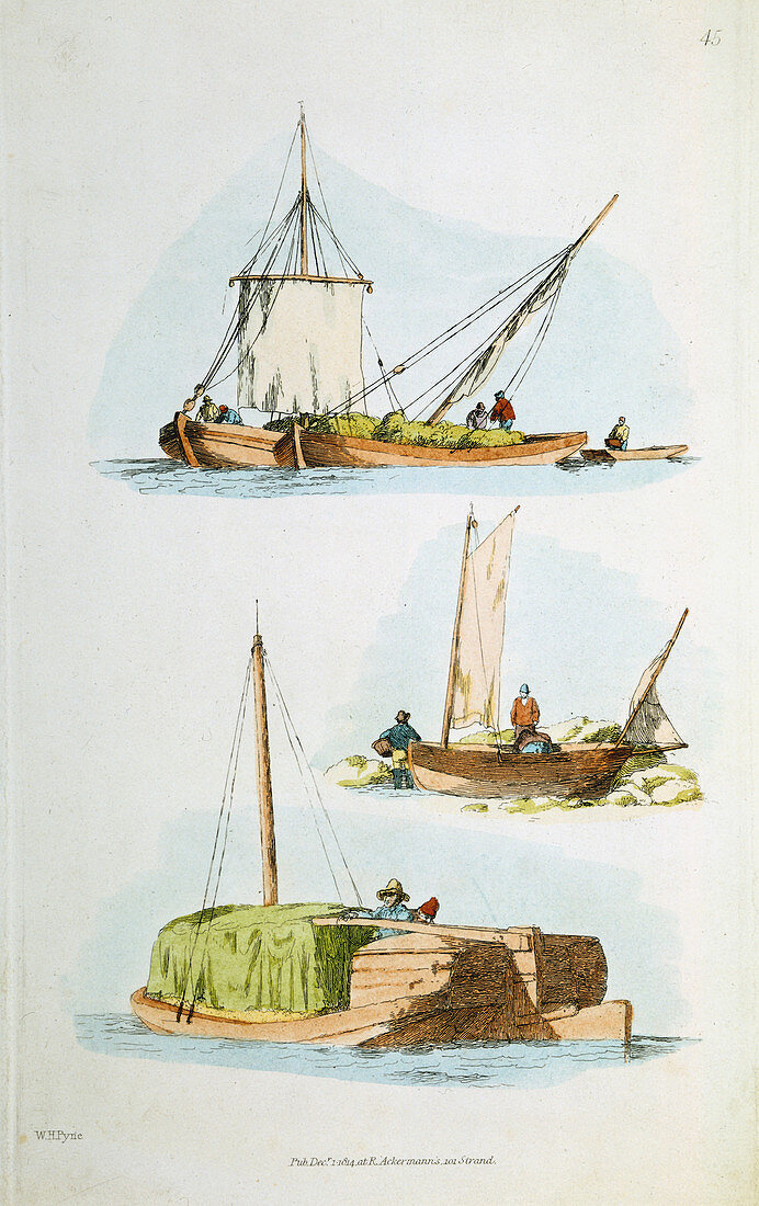 Traditional Norfolk boats, 1814