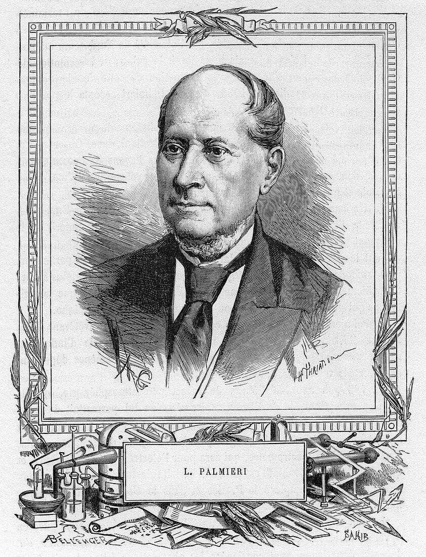 Luigi Palmieri, Italian geophysicist, 1893