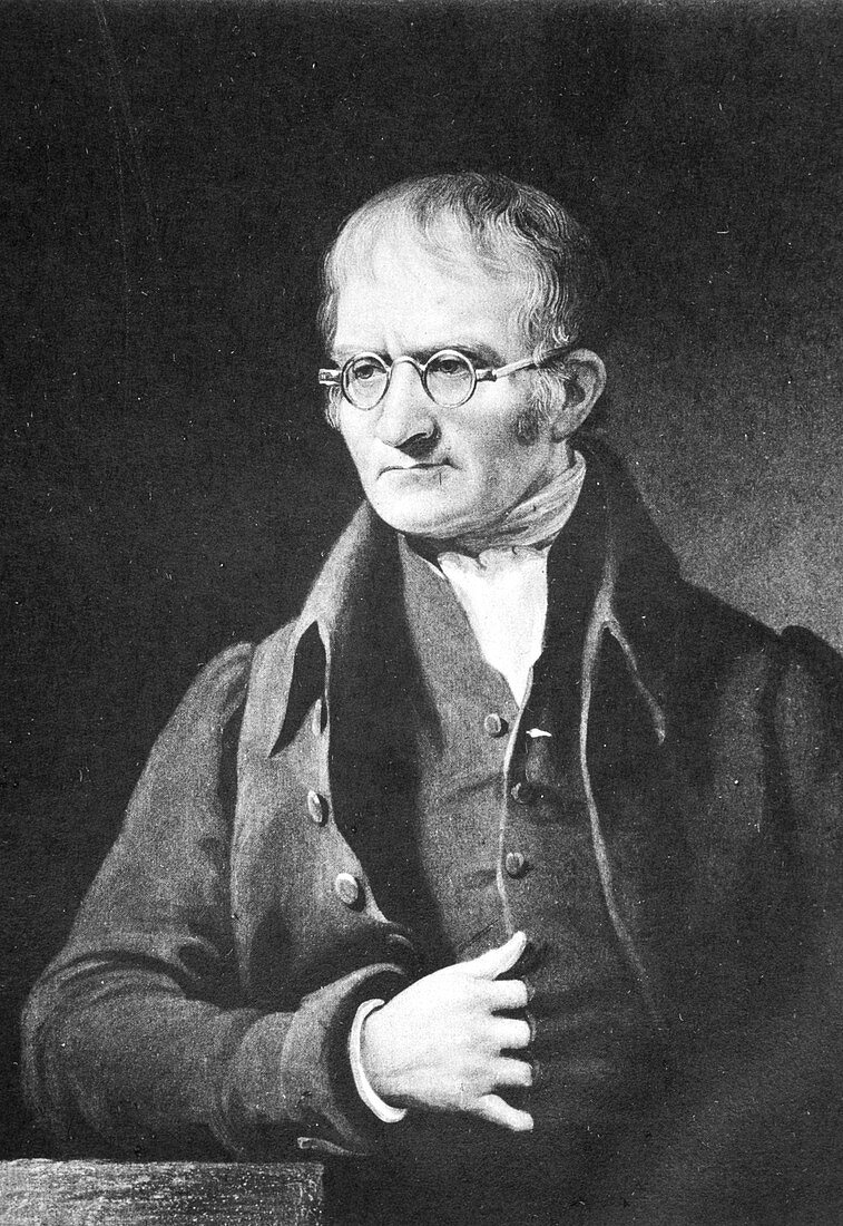 John Dalton, English chemist, c1834