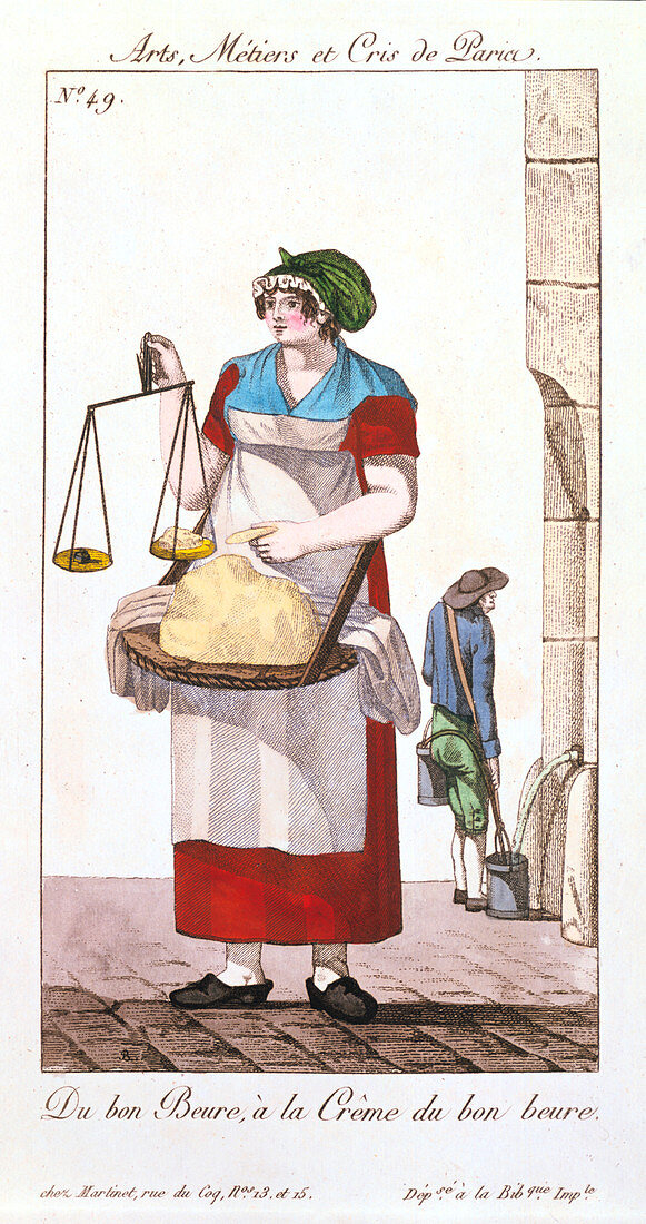 Butter seller, 1826