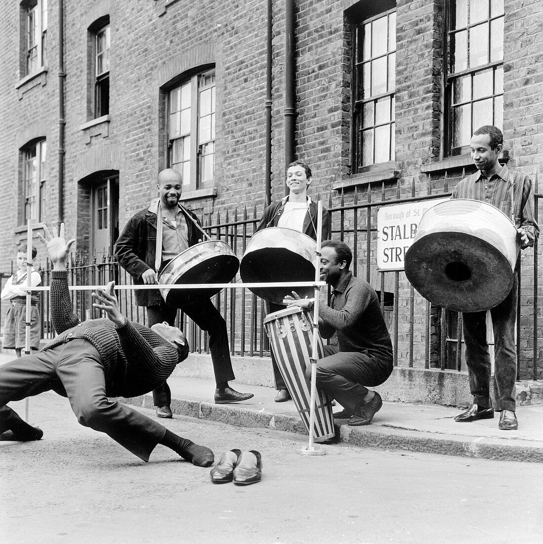 The Irwin Clement Caribbean steel band, London, 1963