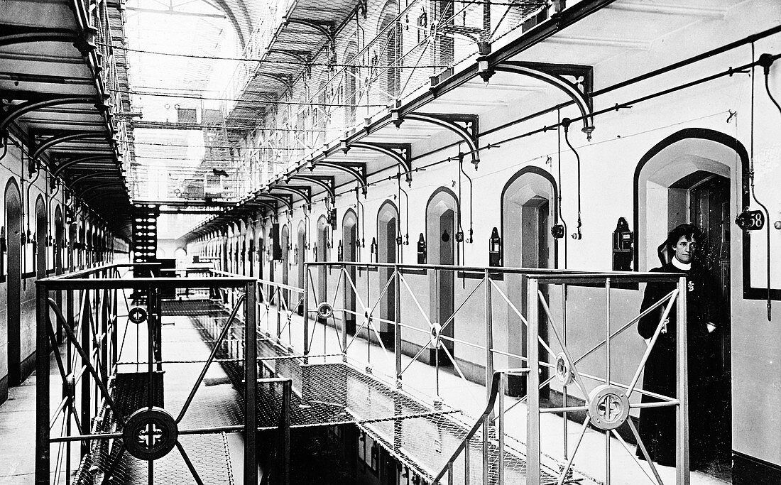 Interior of Holloway Prison, London