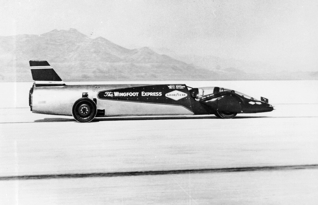 Wingfoot Express' Land Speed Record car, 1964