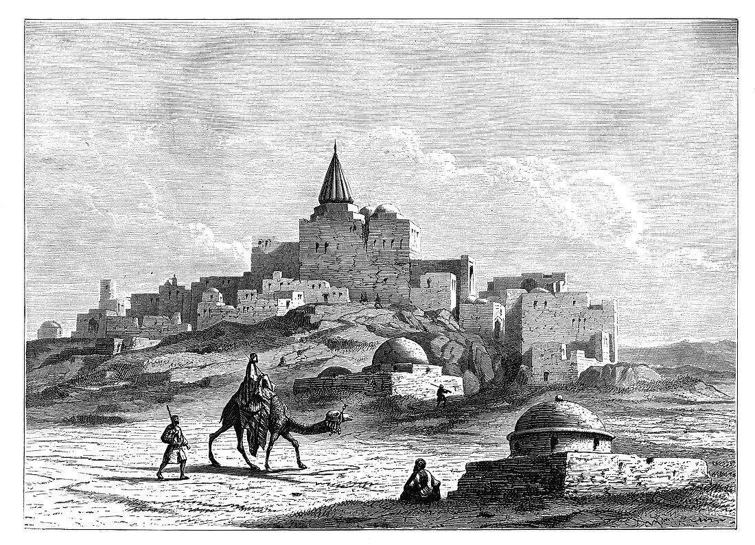 Tomb of Jonah, Nabbi Yunis, Nineveh, Assyria, c1890
