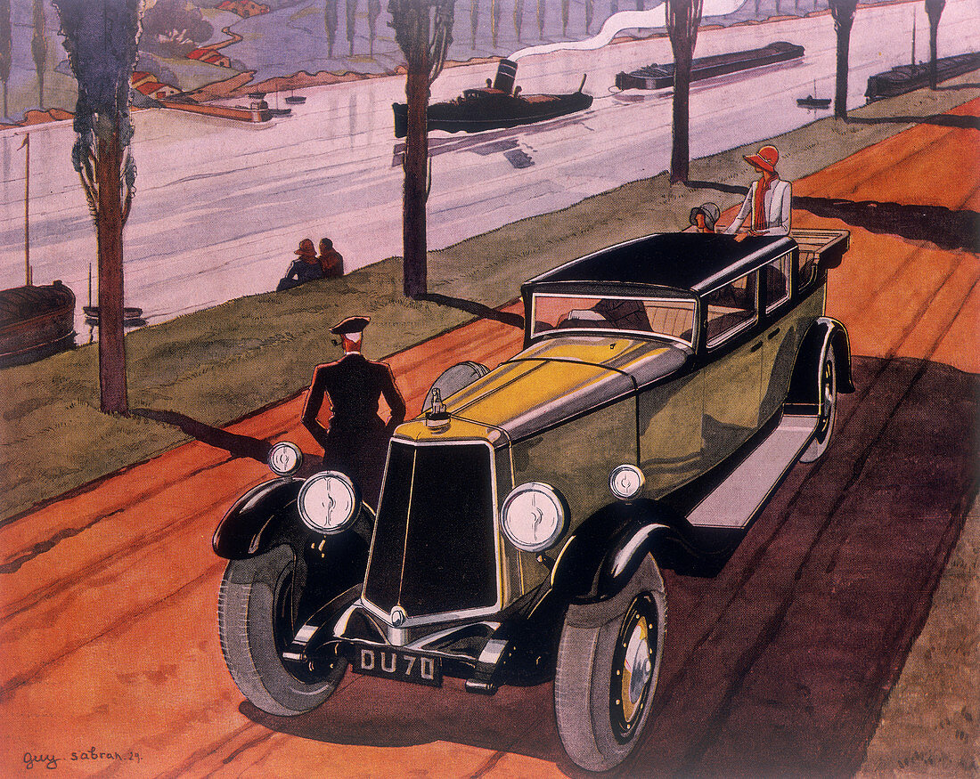 Poster advertising Armstrong Siddeley cars, 1930