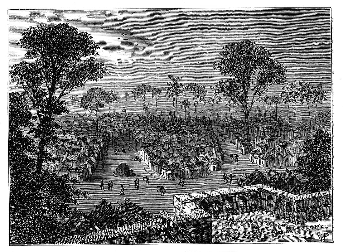 Kumasi, Ashanti, Gold Coast, West Africa, c1890