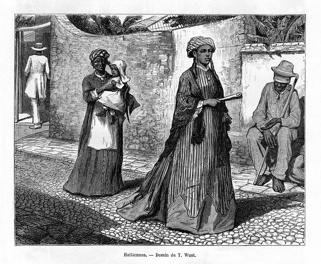 Haitian women, 19th century