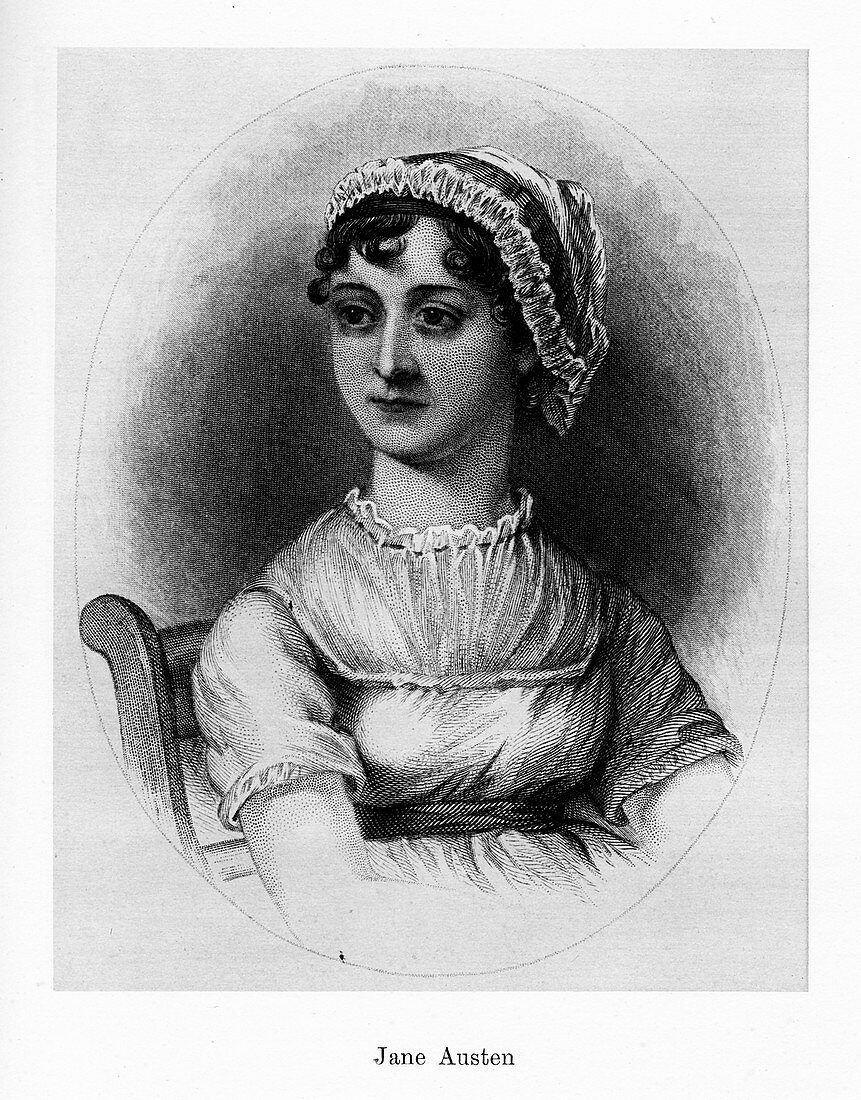 Jane Austen, English novelist, 19th century