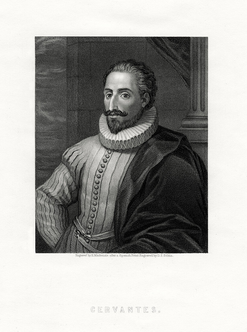 Miguel de Cervantes, Spanish novelist, poet and playwright