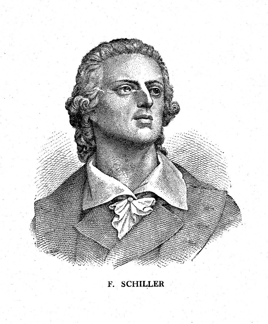 Friedrich Schiller, German poet, philosopher, and dramatist