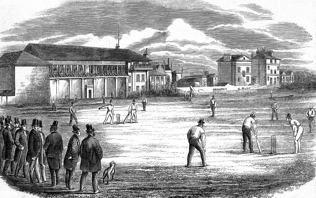 Lord's Cricket Ground, London, 1858