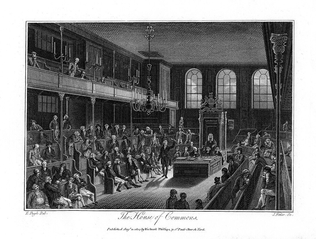 The House of Commons, London, 1804
