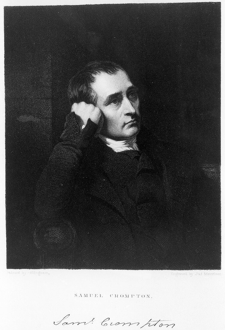 Samuel Crompton, English inventor of the spinning mule