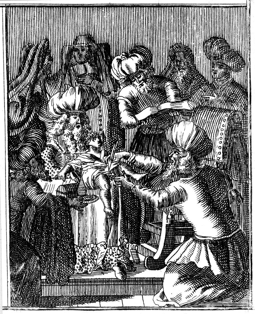 Ceremony of Circumcision, Basel, 1739