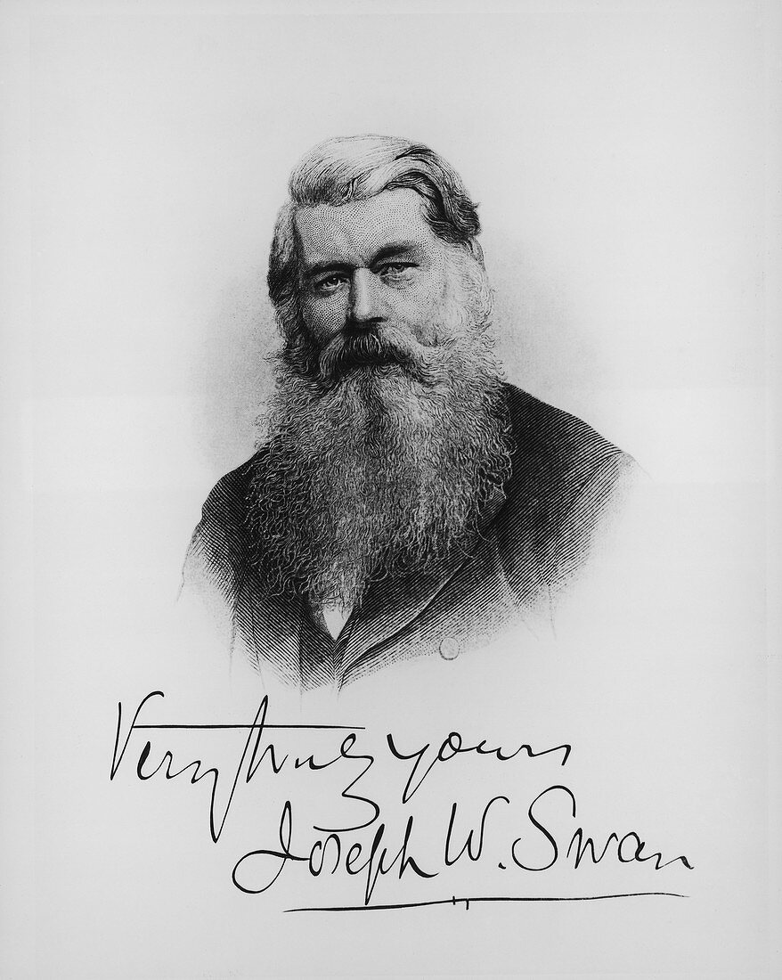 Sir Joseph Wilson Swan, scientist and inventor, c1900