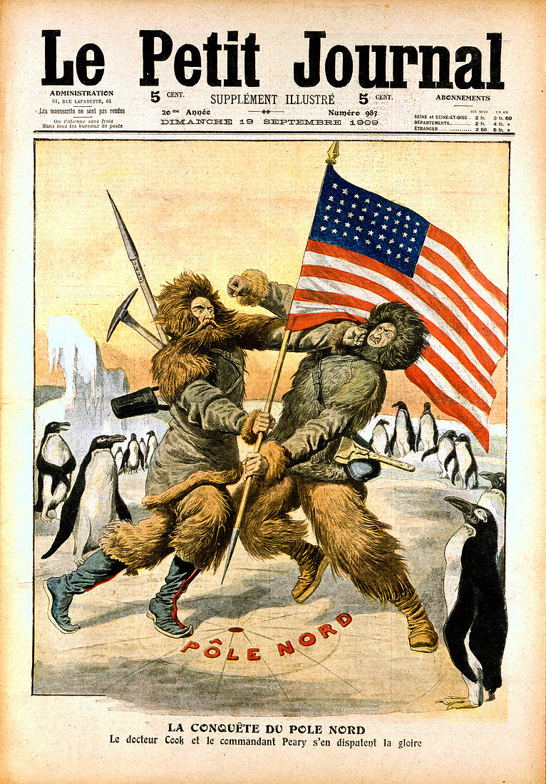 Dispute over who was the first to reach the North Pole, 1909