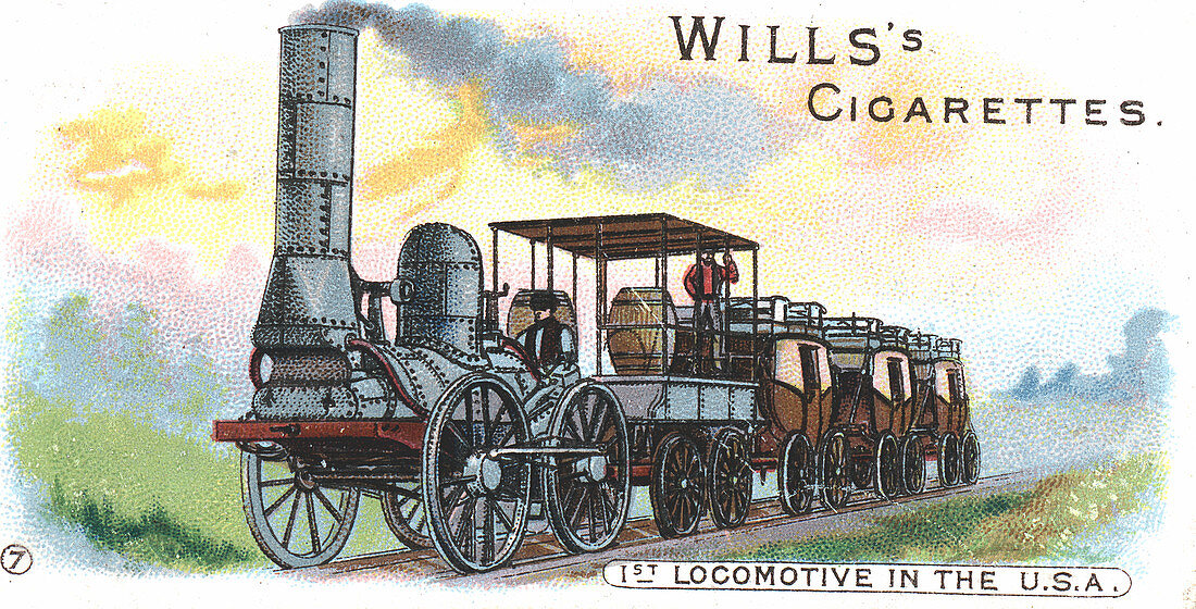 Stourbridge Lion', steam locomotive, c1830