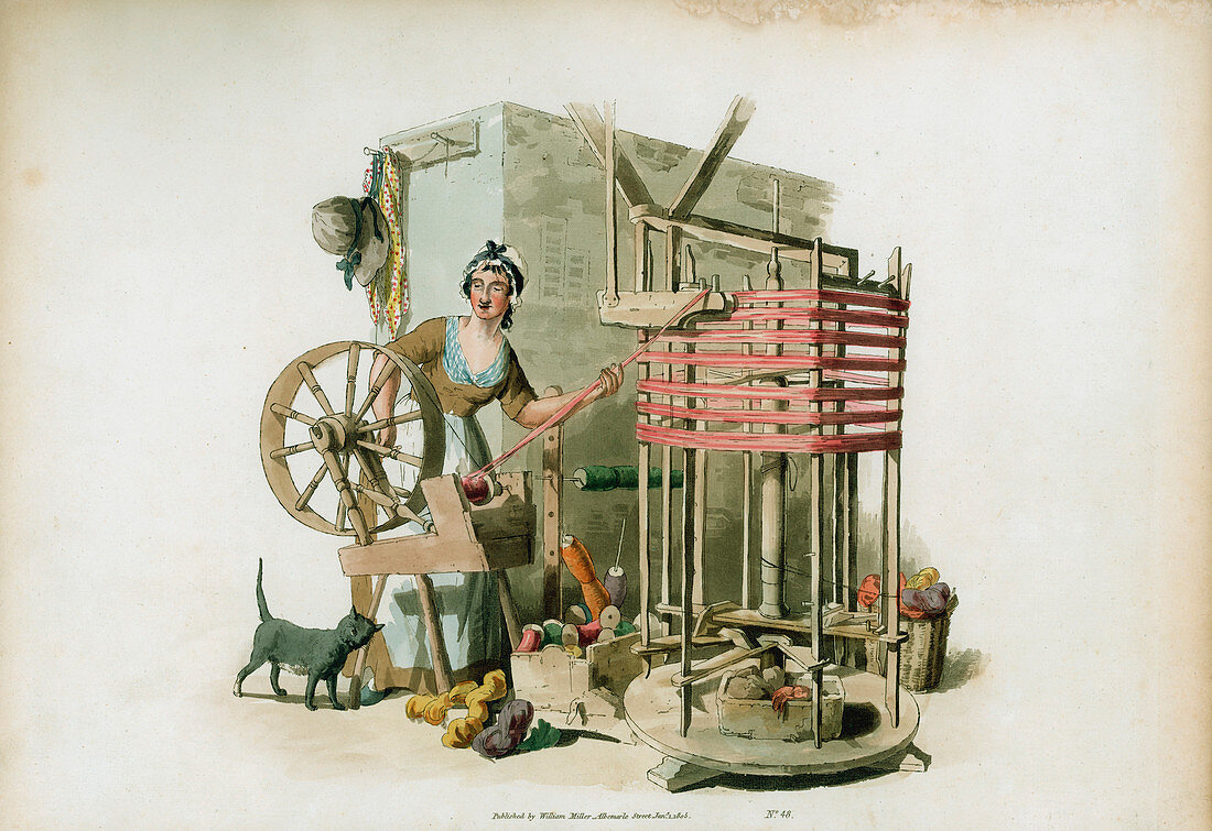 The Worsted Winder', 1805