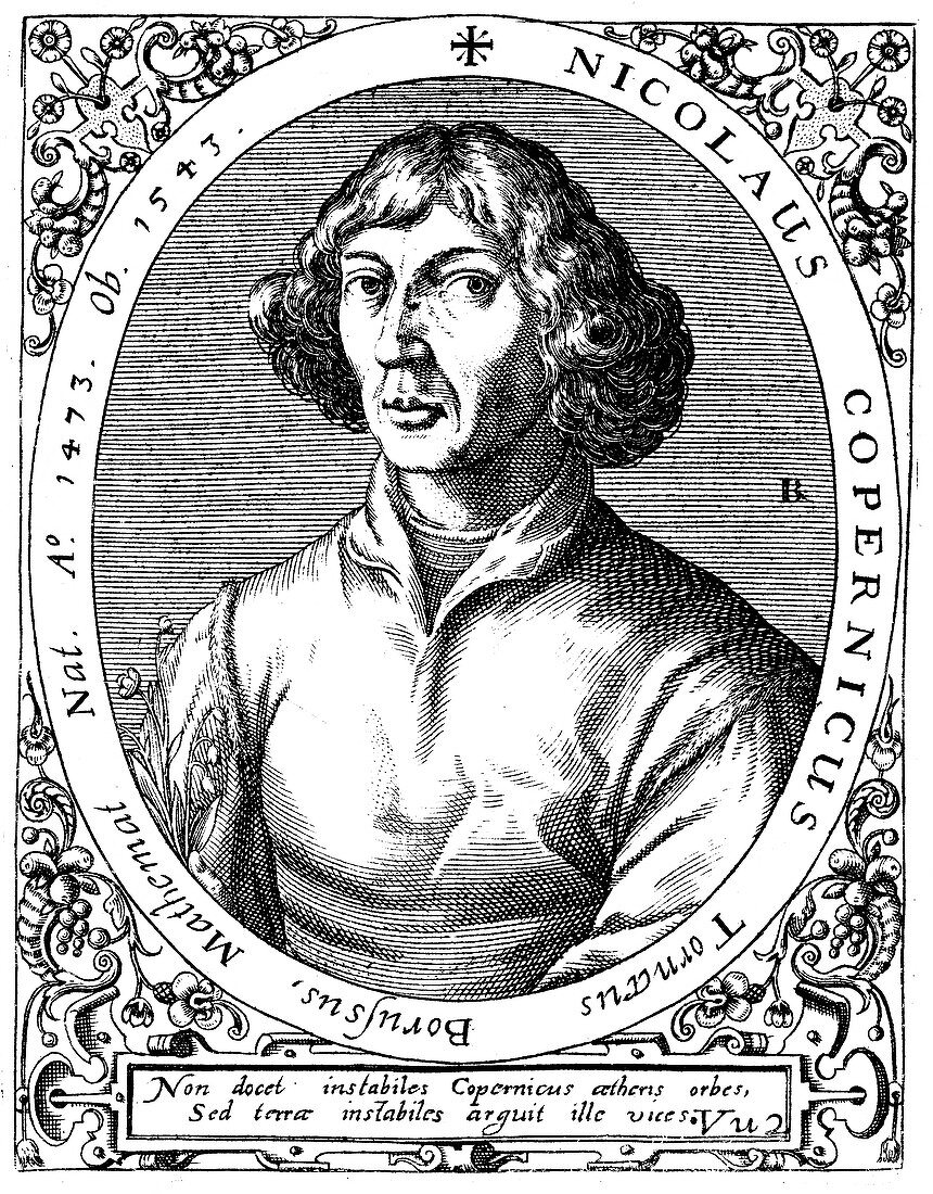 Nicolas Copernicus, Polish astronomer, 1645