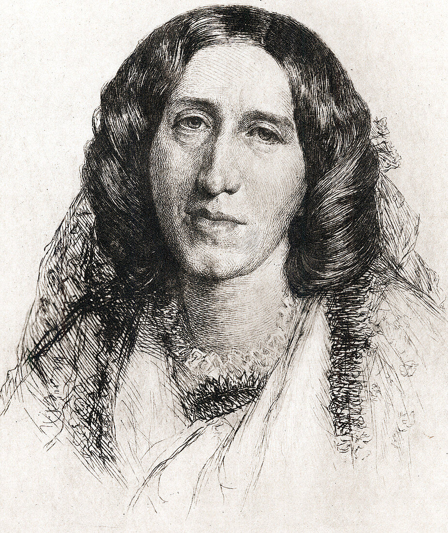 Mary Ann Evans, English novelist, poet and critic