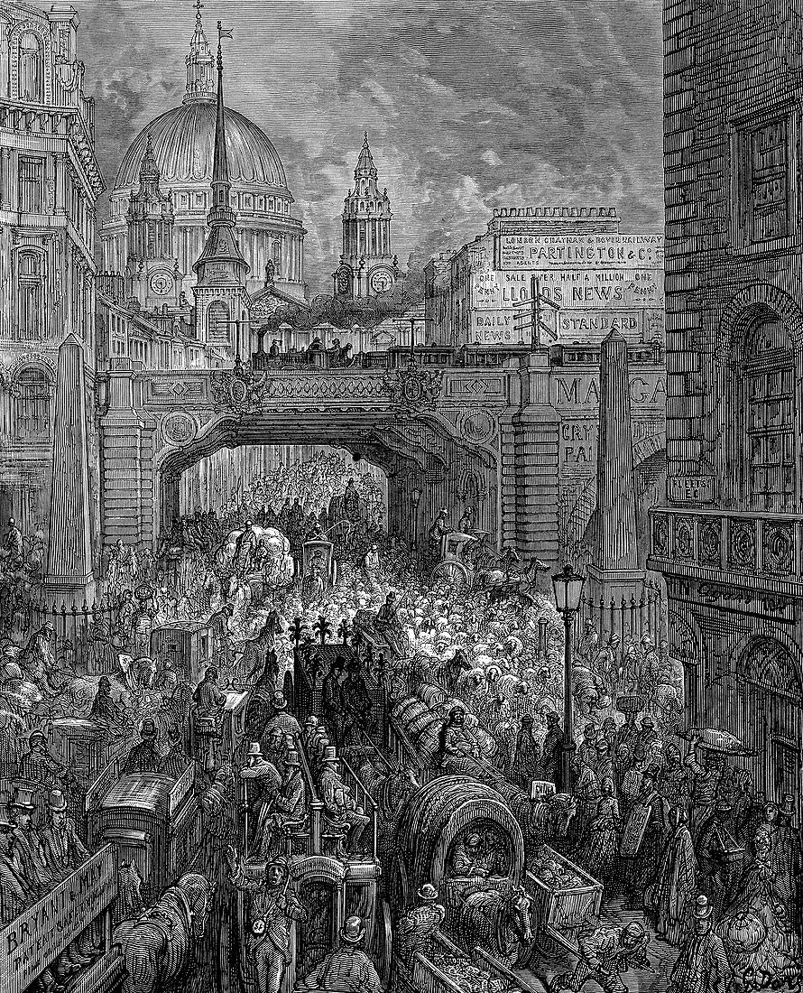 Ludgate Hill', London, 1872