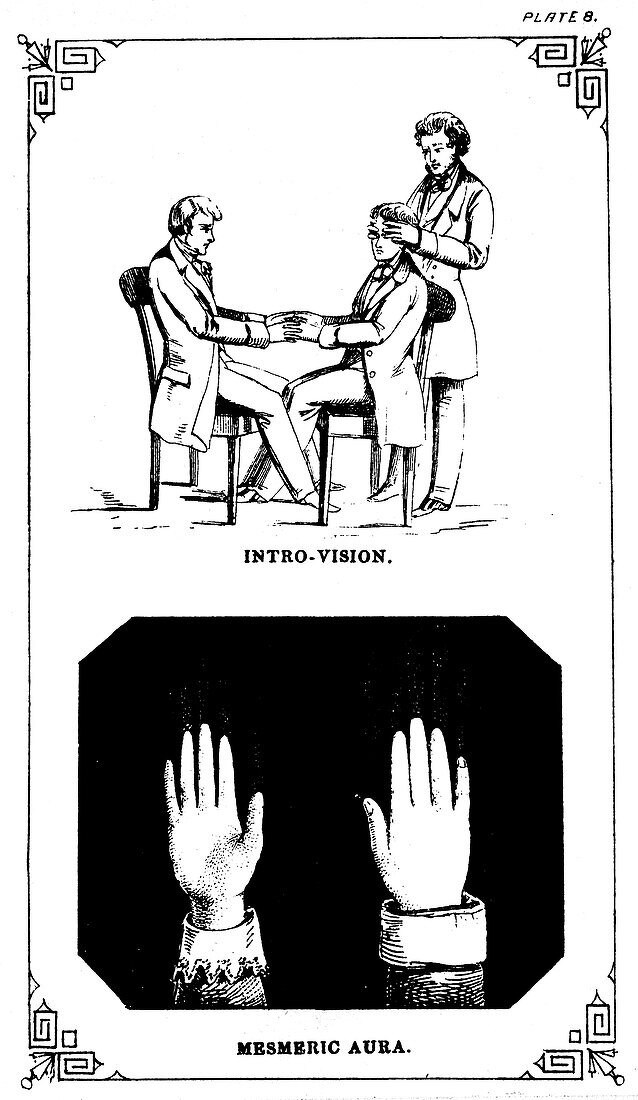 Hypnosis: introvision (power of looking into a body), 1889