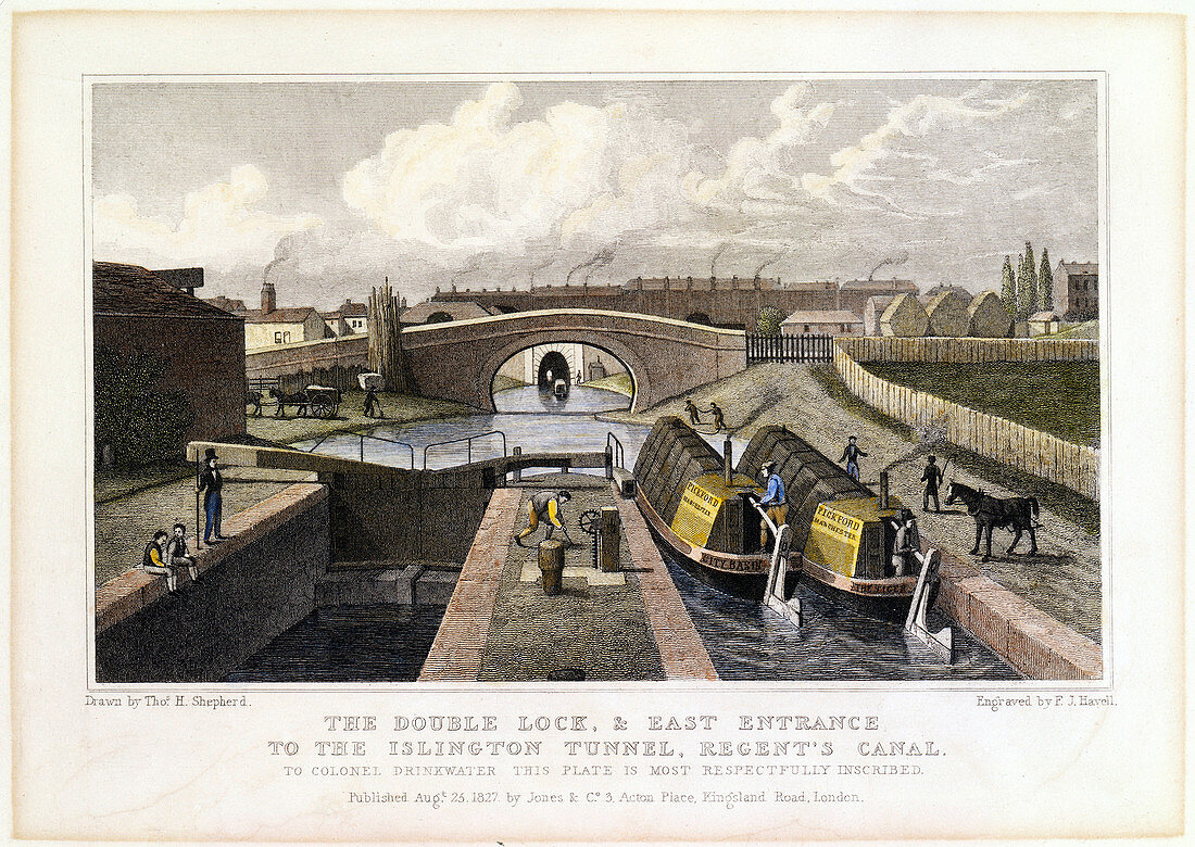East Entrance to the Islington Tunnel, Regent's Canal'