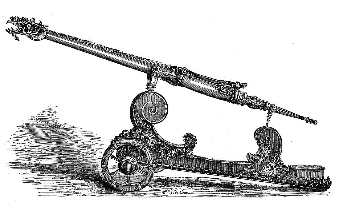 Double-barrelled dragonneau cast in 1503