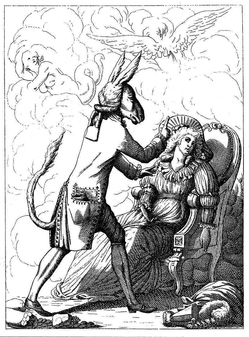 Caricature of Franz Anton Mesmer, c1785