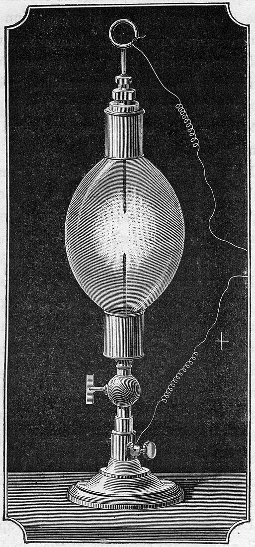 Davy's electric egg, 1883