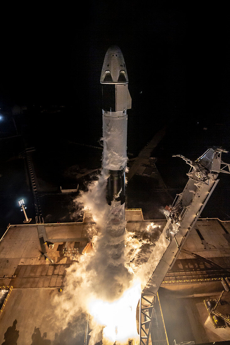 SpaceX Crew Demo-1 launch, March 2019