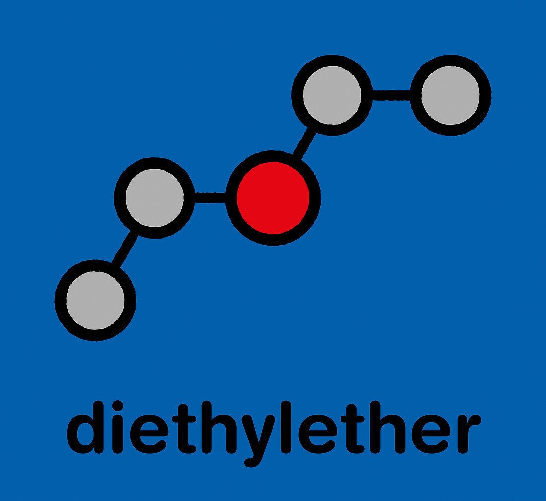 Diethyl ether solvent molecule